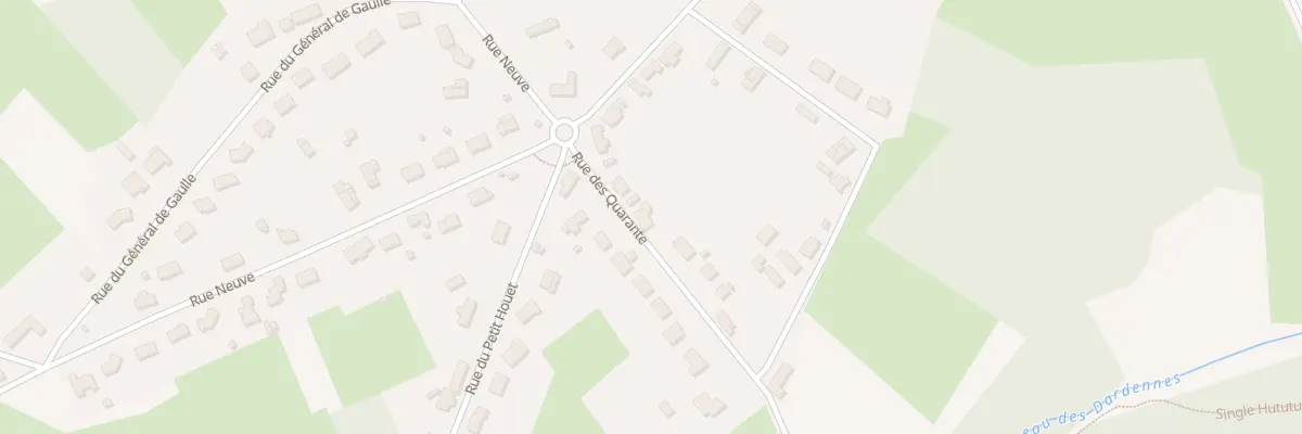 Plan du 3 Rue des Quarante à Ohain