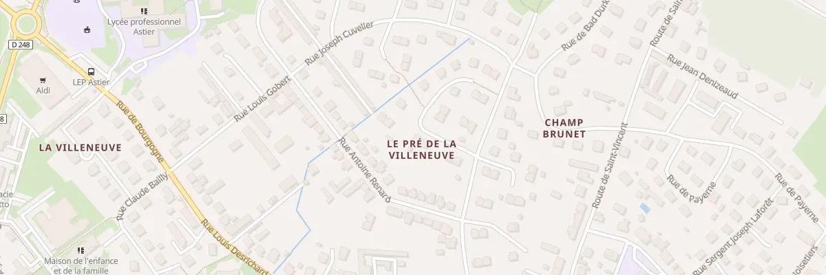 Plan du 34 Rue Joseph Cuvelier à Paray-le-Monial