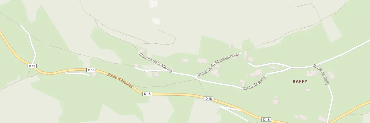 Plan du 5000F Raffy à Queyrières