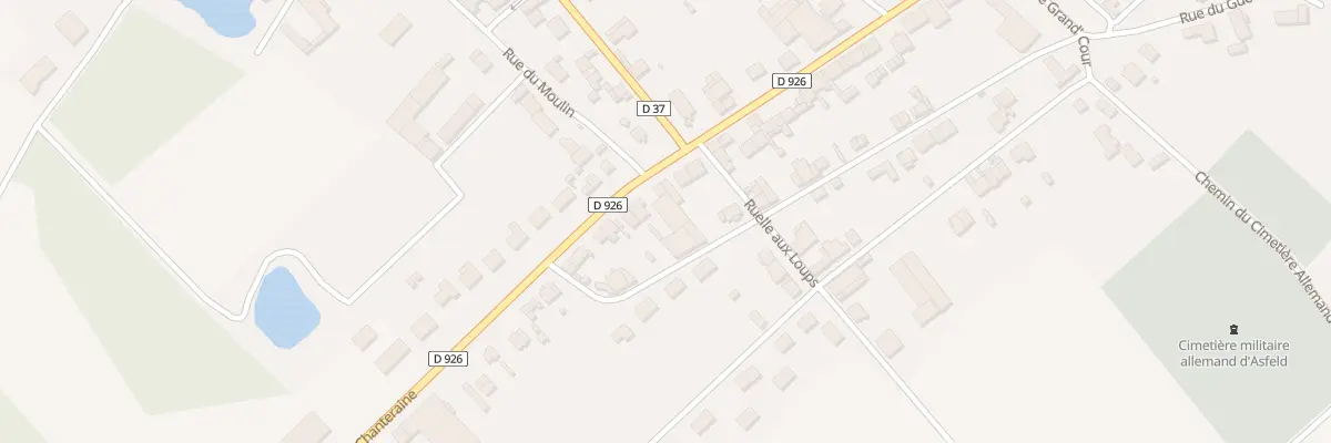 Plan du 55 Rue Chanteraine à Asfeld