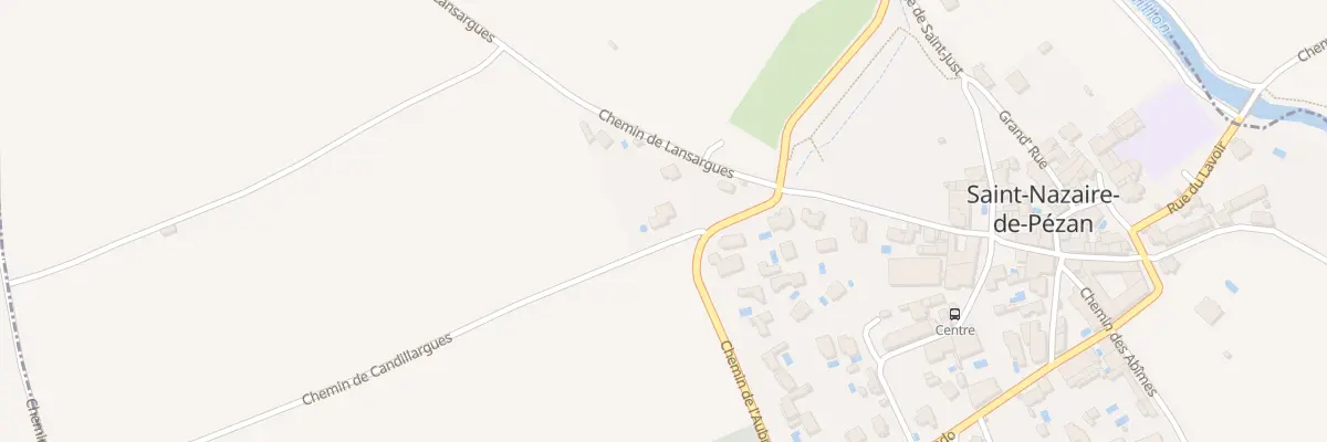 Plan du 28 Che de Candillargues à Saint-Nazaire-de-Pézan