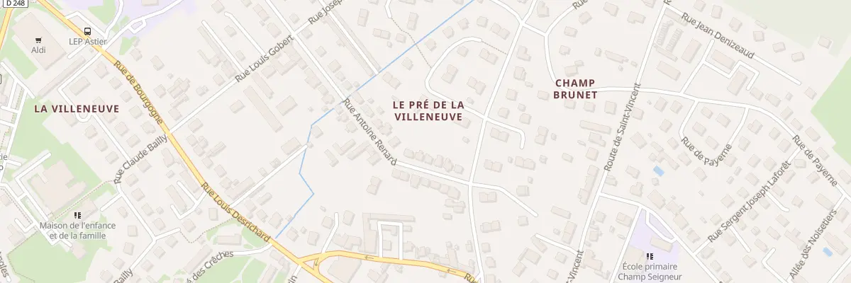 Plan du 18 Rue Antoine Renard à Paray-le-Monial