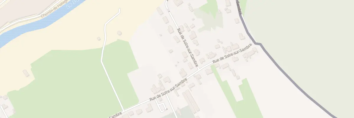Plan du 642 Rue de Solre sur Sambre à Jeumont