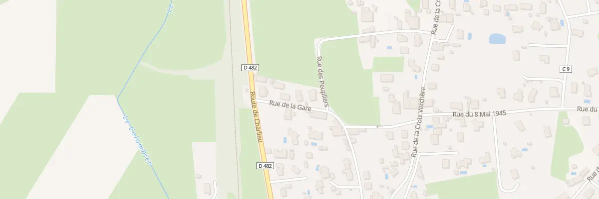 Plan du 59 Rue de la Gare à Vougy