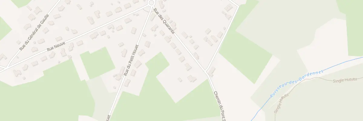 Plan du 12 Rue des Quarante à Ohain