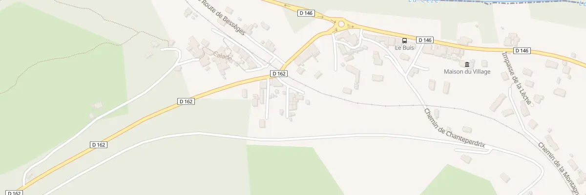 Plan du 5411 La Combette et Marquette à Robiac-Rochessadoule