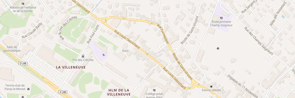 Plan du 48 Rue Louis Desrichard à Paray-le-Monial