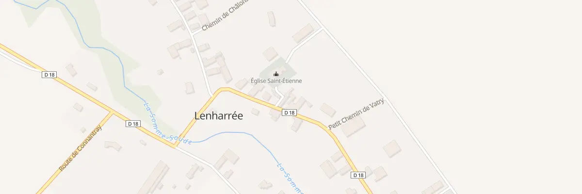 Plan du 9 Rue Vallée de La Somme à Lenharrée