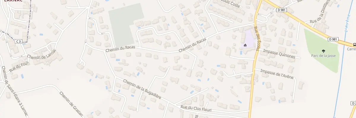 Plan du 6 Che du Racas à Saint-Hilaire-de-Brethmas