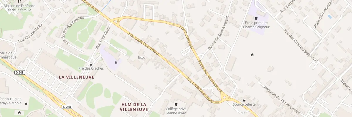 Plan du 42 Rue Louis Desrichard à Paray-le-Monial