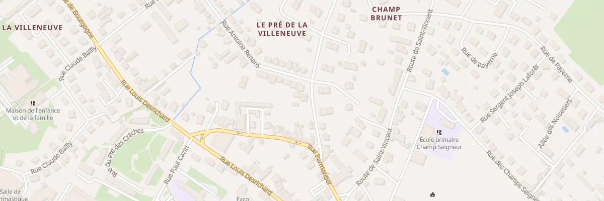Plan du 5 Rue Antoine Renard à Paray-le-Monial