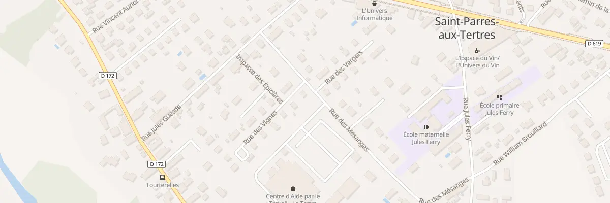 Plan du 1 Rue des Vignes à Saint-Parres-aux-Tertres