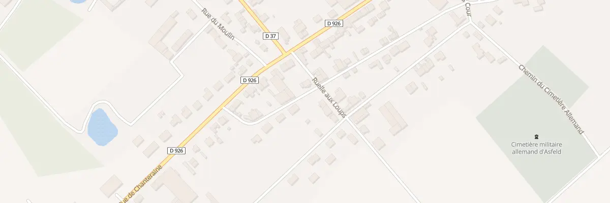Plan du 15 Rue Marthe Feron à Asfeld