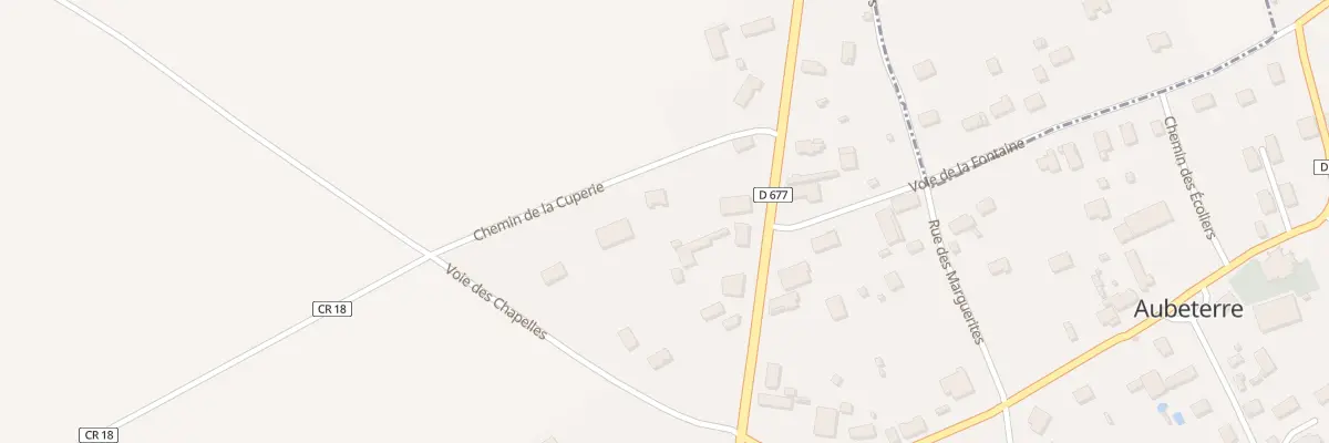 Plan du 1 Che de la Cuperie à Aubeterre