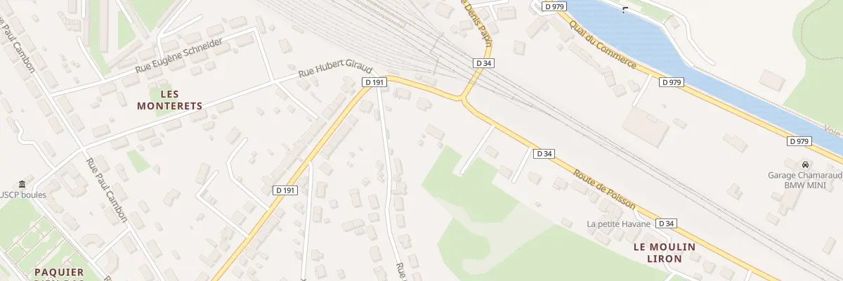 Plan du 1 Rue du Colombier à Paray-le-Monial