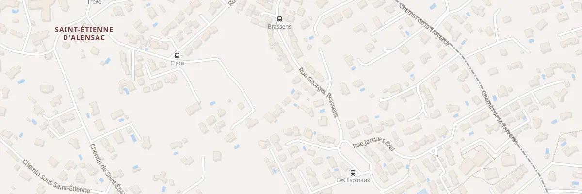 Plan du 3B Rue Georges Brassens à Alès