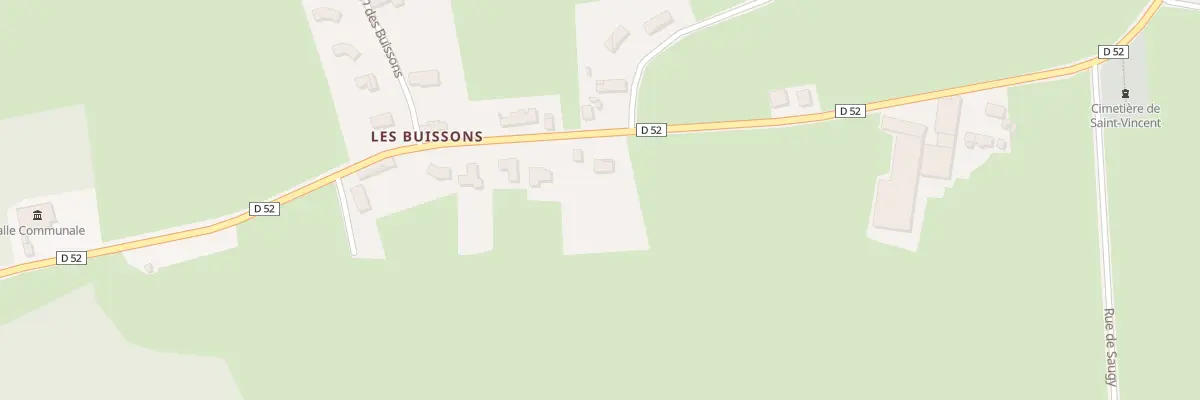 Plan du 733 Rte de Digoin à Saint-Vincent-Bragny