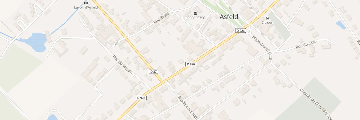 Plan du 38 Rue Chanteraine à Asfeld