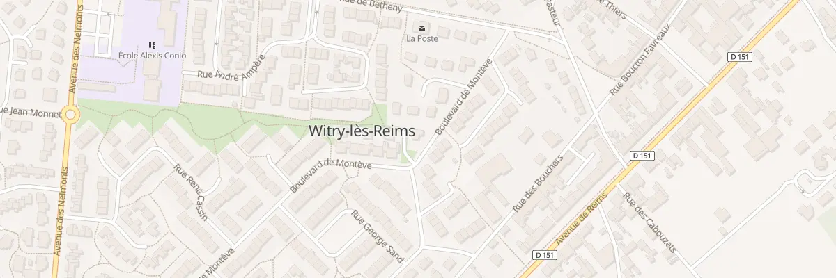 Plan du 6 Bd de Montève à Witry-lès-Reims