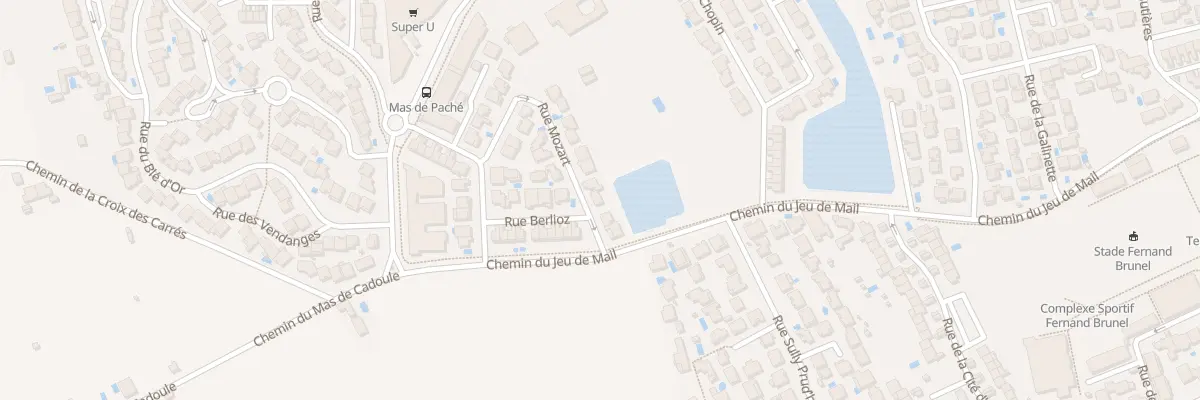 Plan du 41 Rue Mozart à Lunel