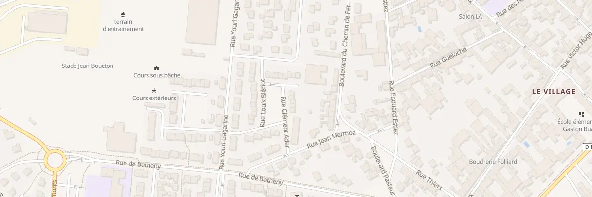 Plan du 14 Rue Clément Ader à Witry-lès-Reims