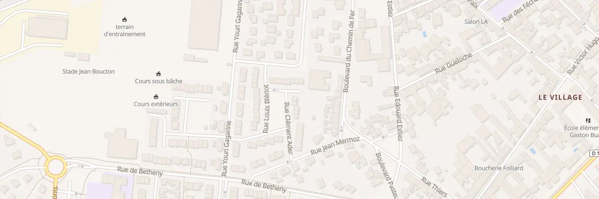 Plan du 16 Rue Clément Ader à Witry-lès-Reims