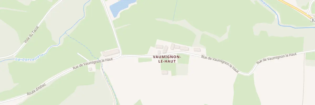Plan du 5 Rue de Vaumignon le Haut à Anost