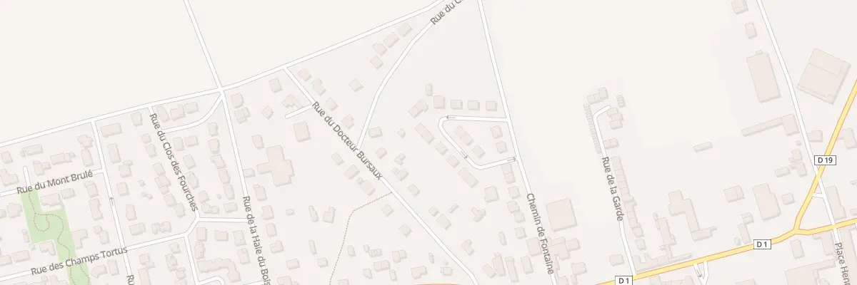 Plan du 11 Rue Gaston Erling à Tours-sur-Marne