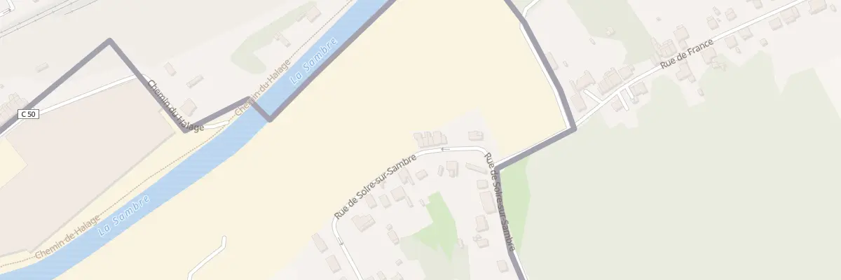 Plan du 1107 Rue de Solre sur Sambre à Jeumont
