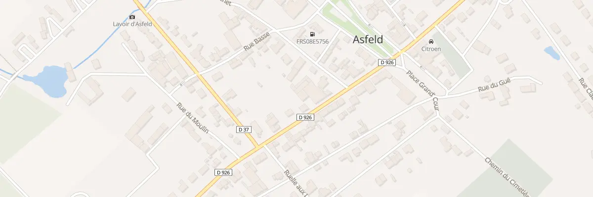 Plan du 36 Rue Chanteraine à Asfeld