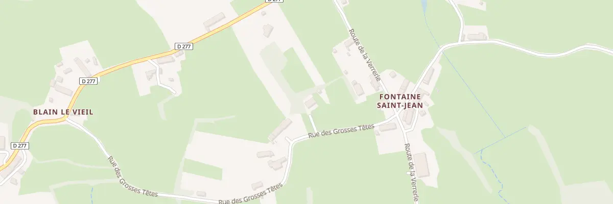Plan du 1 Rue des Grosses Tetes à Roussillon-en-Morvan