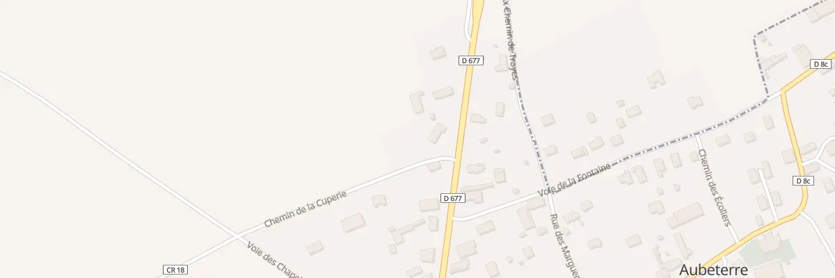 Plan du 2 La Cuperie à Aubeterre