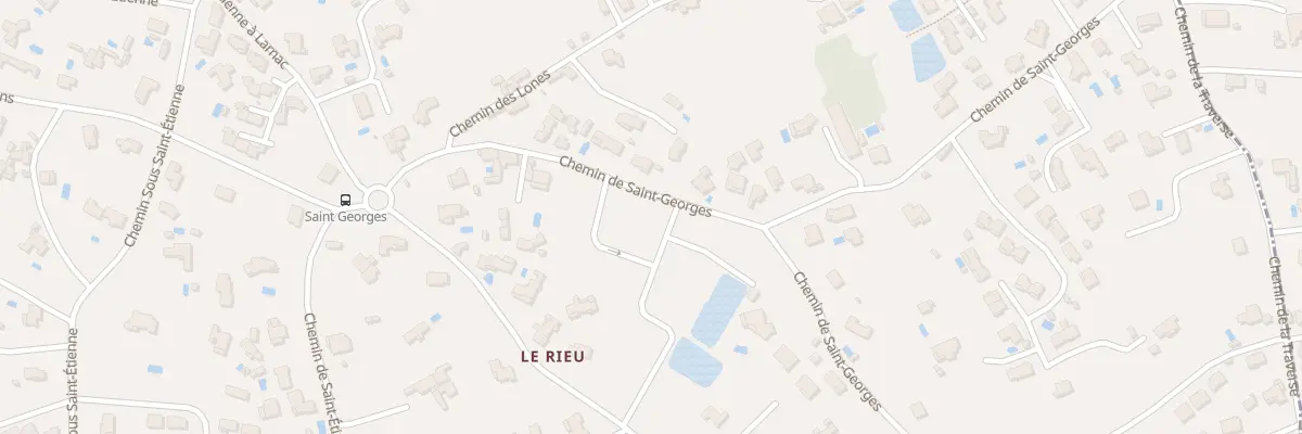 Plan de Che de Saint Georges à Alès