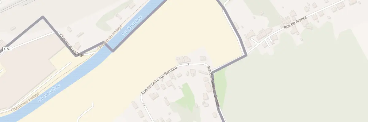 Plan du 1097 Rue de Solre sur Sambre à Jeumont