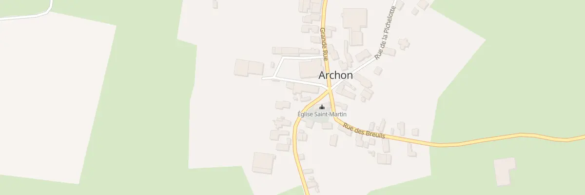 Plan du 5 Grand Rue à Archon