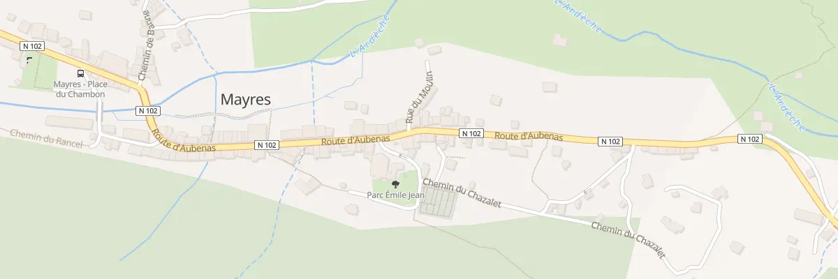 Plan du 5271 Saint-Martin à Mayres