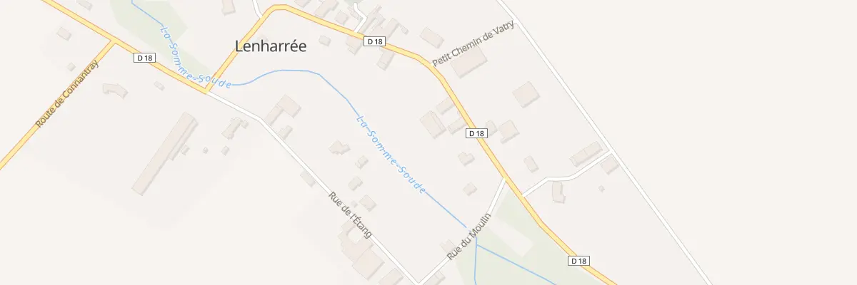 Plan du 8 Rue Vallée de La Somme à Lenharrée