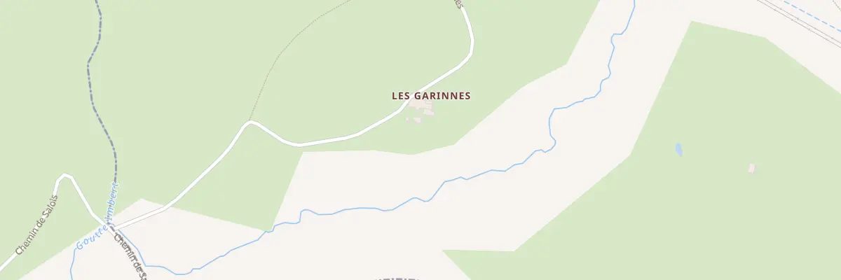 Plan du 937 Rte des Garinnes à Vendranges