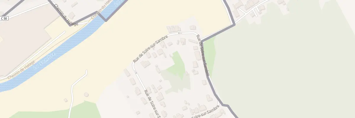 Plan du 1124 Rue de Solre sur Sambre à Jeumont