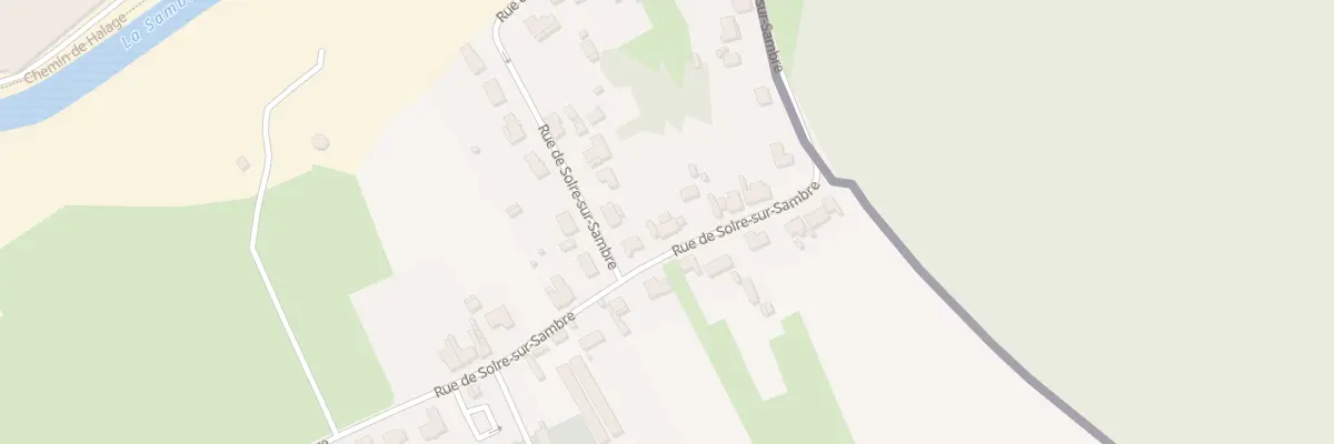 Plan du 734 Rue de Solre sur Sambre à Jeumont