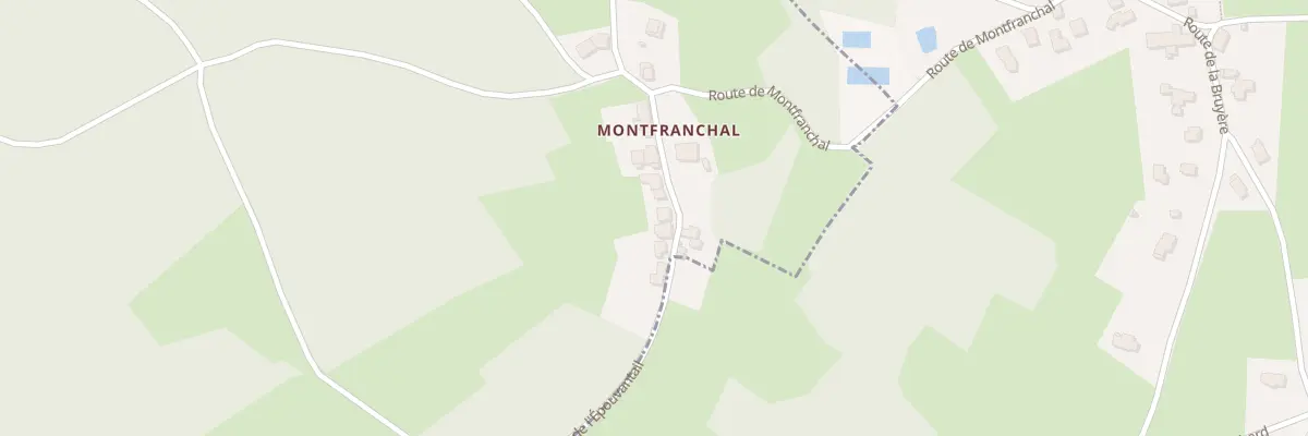 Plan du 314 Rte de Montfranchal à Saint-Nizier-de-Fornas