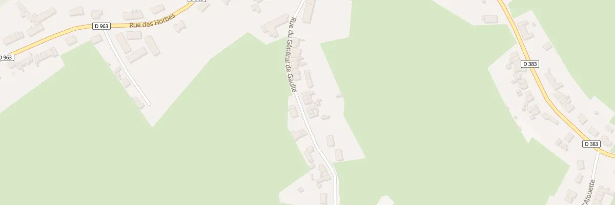 Plan du 25 Rue du Gen de Gaulle à Ohain