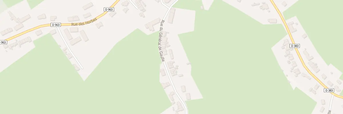 Plan du 19 Rue du Gen de Gaulle à Ohain