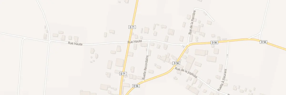 Plan du 6 Cr Ruelle aux Recordains à Ormes