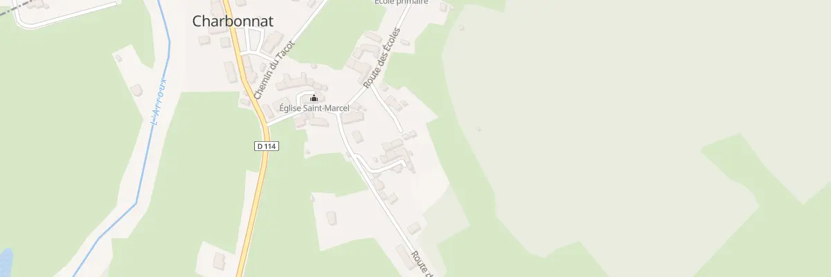 Plan du 5043 Le Bourg à Charbonnat