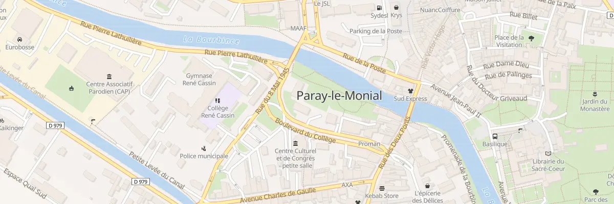 Plan du 6 Bd du Collège à Paray-le-Monial