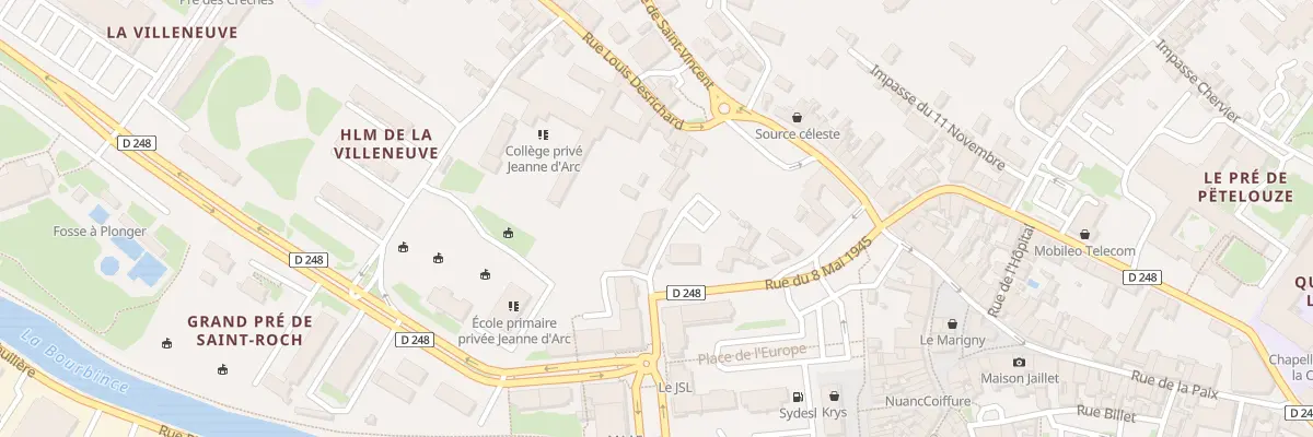 Plan du 15 Rue du 8 Mai à Paray-le-Monial