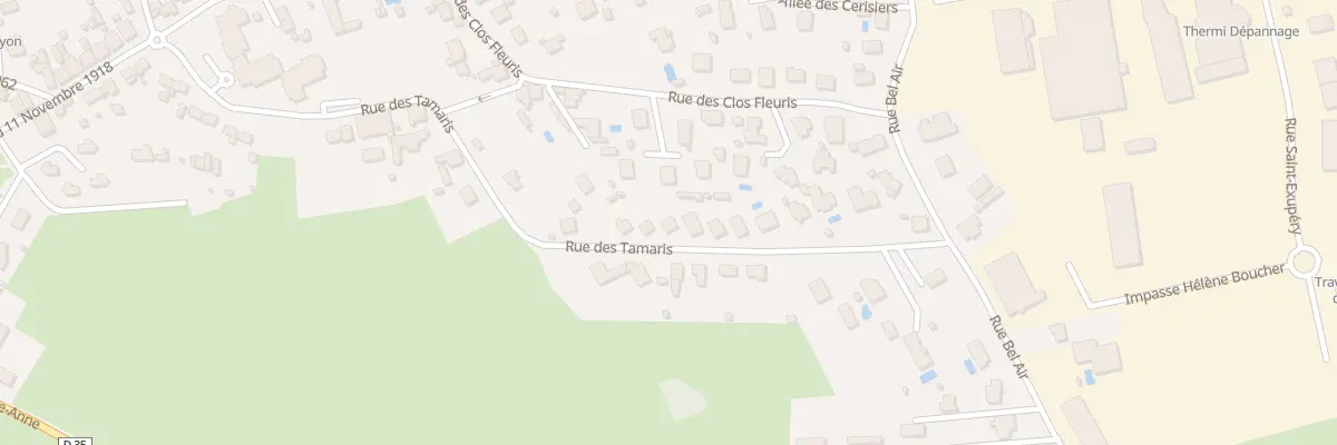 Plan du 463 Rue des Tamaris à Pouilly-sous-Charlieu