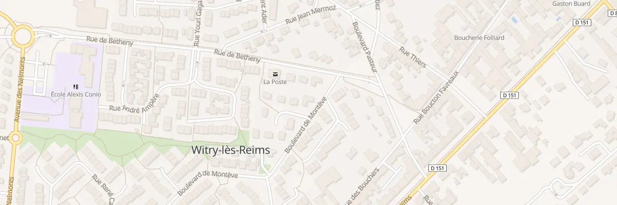 Plan du 2 Bd de Montève à Witry-lès-Reims