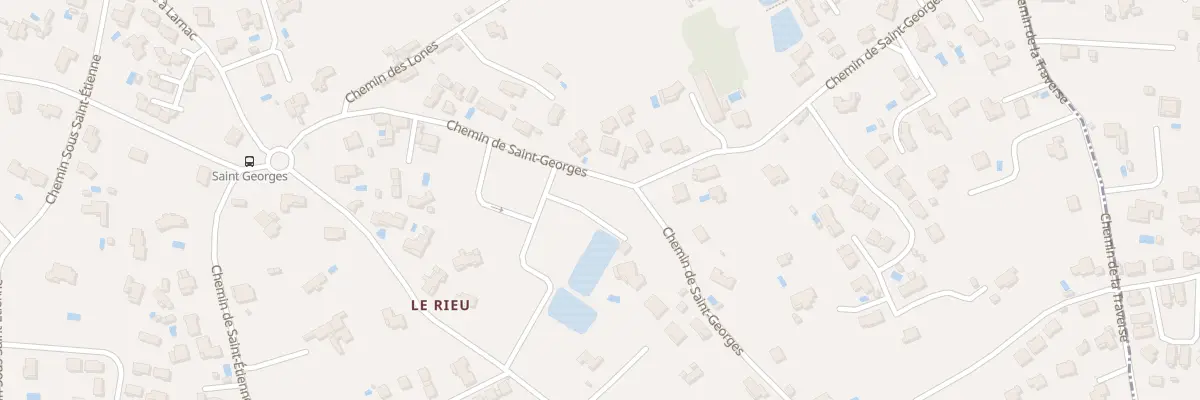 Plan du 326 Che de Saint Georges à Alès